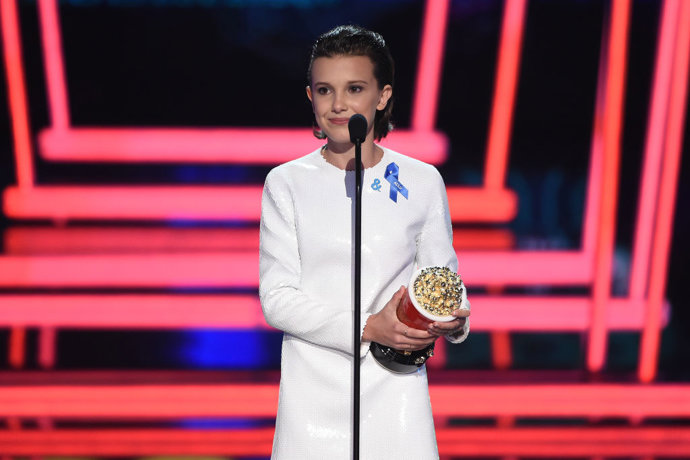 Millie Bobby Brown en los MTV Movie and TV Awards