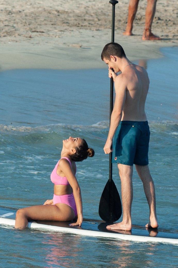 Miguel Bernardeau y Aitana Ocaña, amor en la tabla de paddle-surf