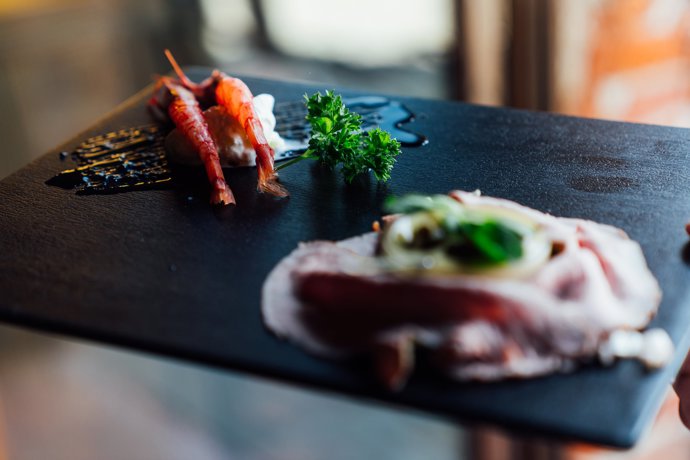 restuarante Il Torchio 1763 en Ricetto di Candelo.  Foto cortesía Lexus