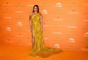 Beyoncé en la premiere de 'El Rey León en Londres
