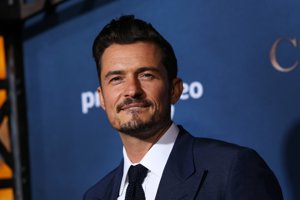 Orlando Bloom en la premiere de 'Carnival Row'