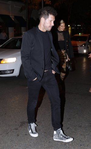 Simeone y Carla Pereyra disfrutan de una cena romántica solo para dos