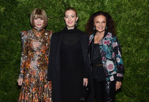Anna Wintour, Marta Ortega y Diane von Furstenberg