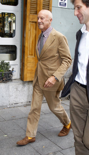 Norman Foster y Elena Ochoa disfrutan de la Milla de Oro de Madrid