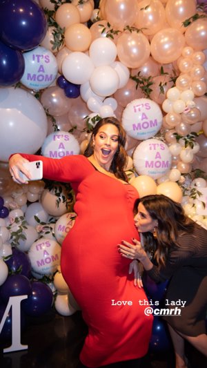 Baby Shower de Ashley Graham Fuente: Ashley Graham Instagram