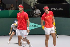 Sandra Gago y Mery Perelló vibran con la victoria de Feliciano y Nadal en la Copa Davis