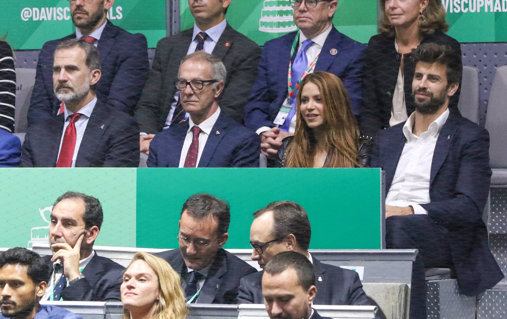 El Rey Felipe VI compartió la final de la Copa Davis con Shakira y Piqué donde compartieron comentarios, emoción y celebración