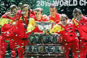España celebra la final de la Copa Davis con la ensaladera 24 noviembre 2019