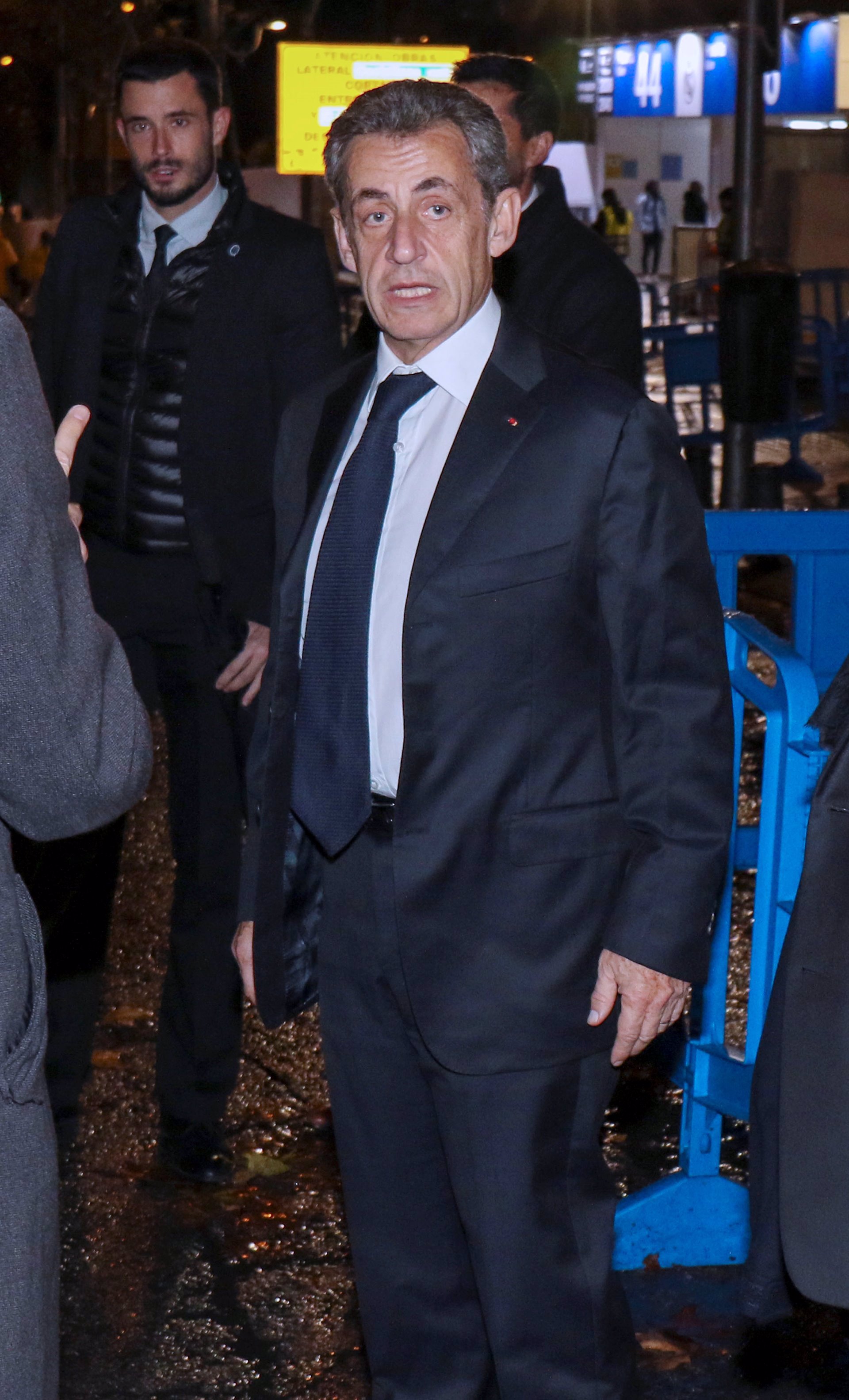 Sarkozy su hijo Pierre, estrellas del partido del Madrid y el PSG