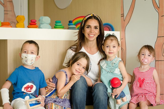 Elena Furiase imagen del calendario solidario Nupa 2020