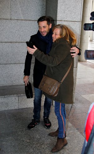 Antonio David visita los juzgados