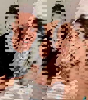 Lorena Van Heerde, Rafik Dehni y el pequeño Rafik