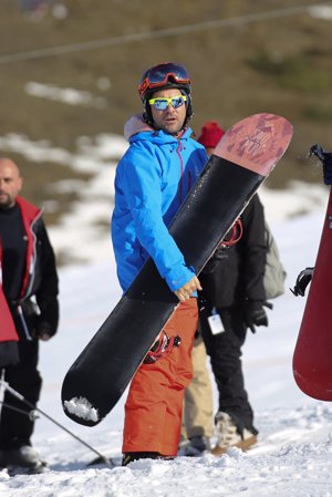 Bisbal y Rosanna Zanetti, dos auténticos enamorados en la nieve