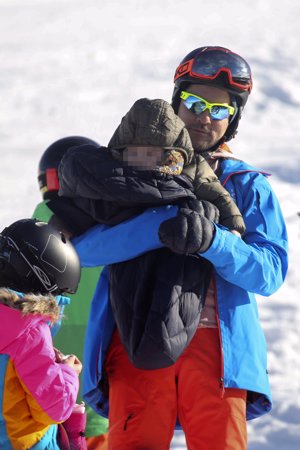 Bisbal y Rosanna Zanetti, dos auténticos enamorados en la nieve