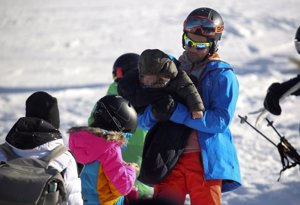 Bisbal y Rosanna Zanetti, dos auténticos enamorados en la nieve