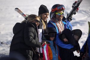 Bisbal y Rosanna Zanetti, dos auténticos enamorados en la nieve