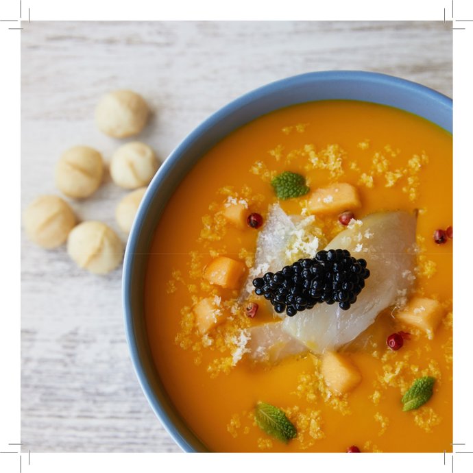 receta kaki crema calabaza