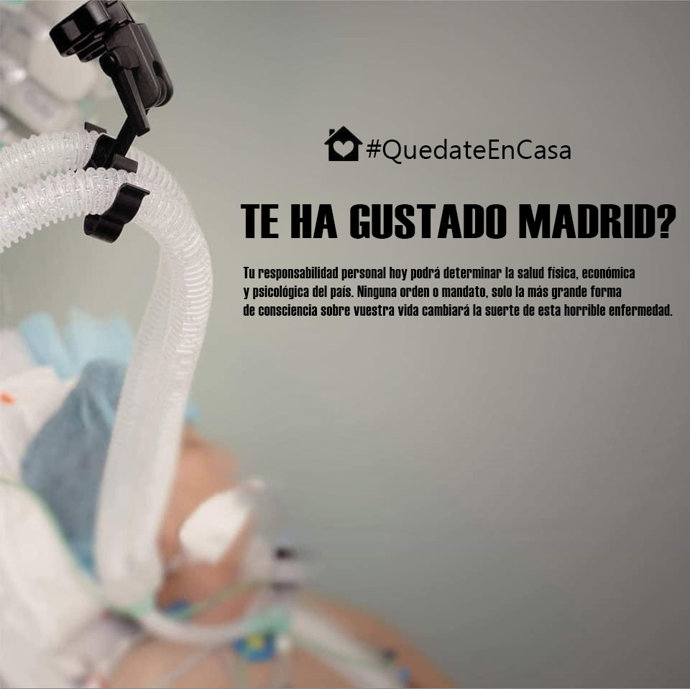 : Italia hace una campaña MUY DURA del coronavirus al más puro estilo de Benetton