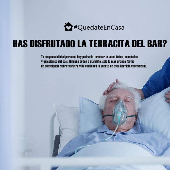 #QuedateEnCasa Italia hace una campaña MUY DURA del coronavirus al más puro estilo de Benetton