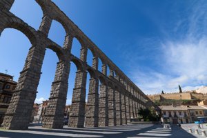 ACUEDUCTO DE SEGOVIA DURANTE EL CORONAVIRUS