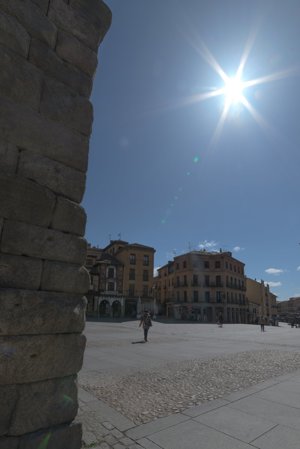 ACUEDUCTO DE SEGOVIA DURANTE EL COVID-19