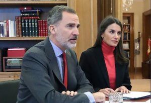 Letizia pierde la sonrisa por el por covid19