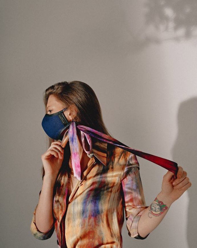 Mascarilla multiposición azul Miguel Marinero