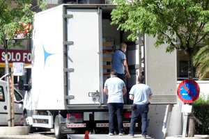 María Pombo y Pablo Castellano, primeras imágenes de la mudanza a su nueva casa