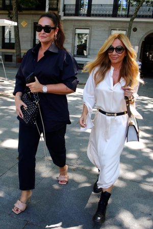 Vicky Martín Berrocal y Marta Sánchez disfrutan de su primera comida juntas tras el confinamiento