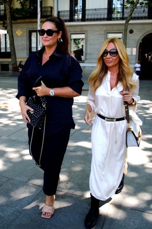 Vicky Martín Berrocal y Marta Sánchez disfrutan de su primera comida juntas tras el confinamiento