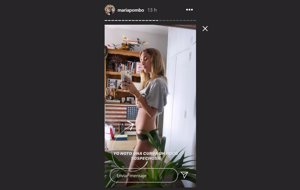 María Pombo ha presumido de barriguita de embarazada en sus historias de Instagram