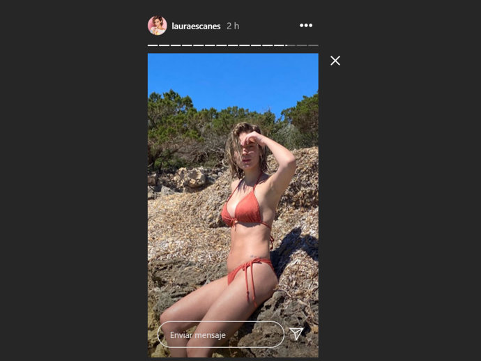 Laura Escanes, en una sensual imagen