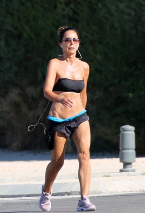 La actriz se mantiene en plena forma