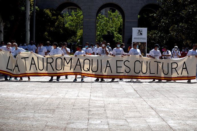 Manifestación 'La tauromaquia es cultura'