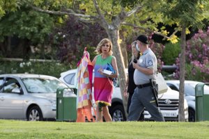 Ágatha Ruiz de la Prada  en el día de su cumpleaños