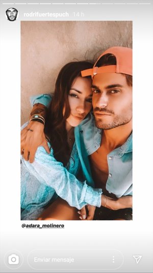 Adara Molinero y Rodrigo Fuertes hacen pública su primera fotografía juntos