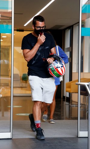 Así fue la visita de Laura Matamoros al hospital para ver a su padre