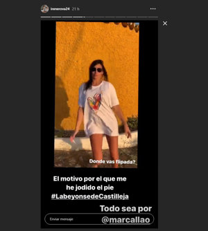 Momento en el que la mujer de Kiko Rivera se cae en Cantora