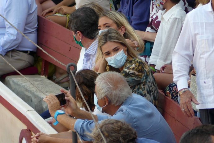 Ana Soria, tras la cogida sufrida por Ponce