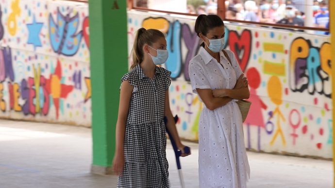 Doña Letizia, muy cómplice con su hija Sofía