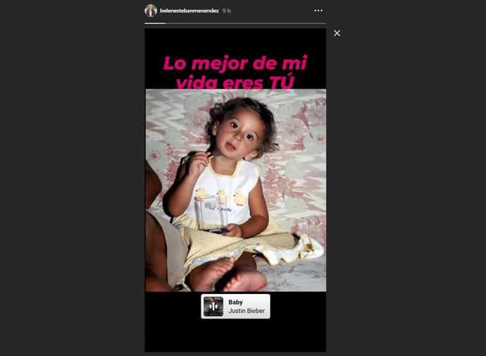 Imagen de Andrea Janeiro compartida por Belén Esteban