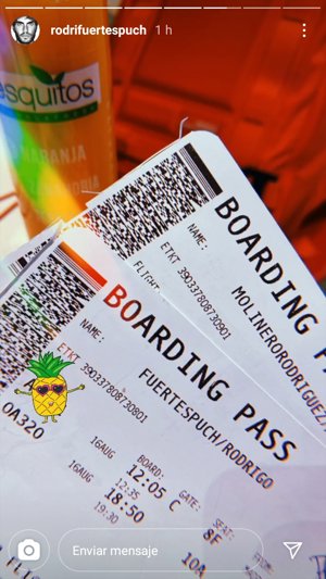 Rodrigo Fuertes y Adara Molinero, disfrutan ya de su segundo viaje como pareja