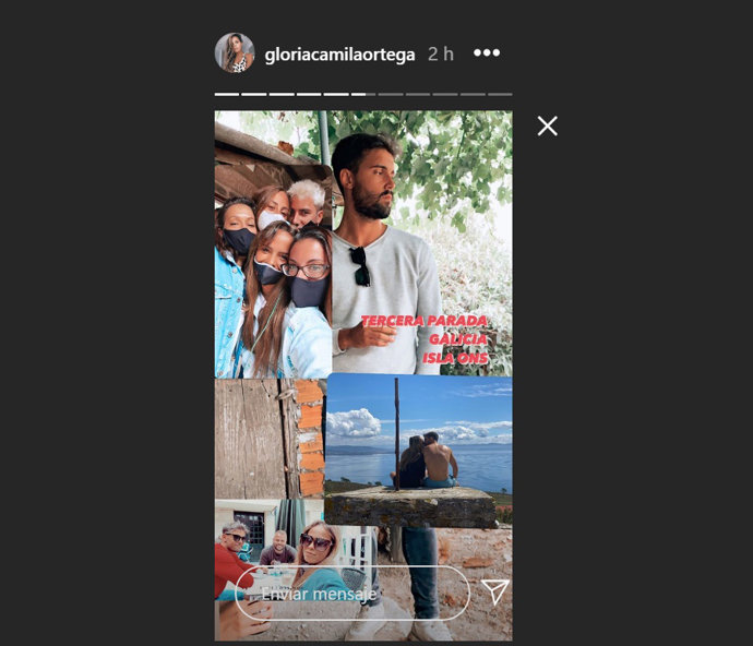 Gloria ha estado con Rocío Flores en Galicia