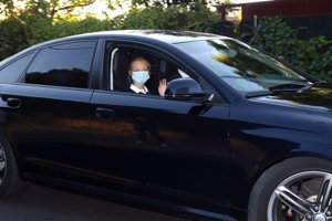 La Princesa , muy ilusionada el primer día de colegio