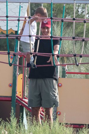 Alice Campello y Álvaro Morata, las imágenes más tiernas junto a sus hijos