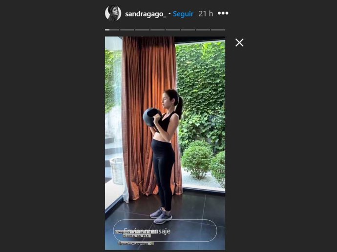 Sandra Gago, futura mamá deportista