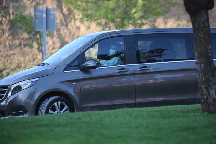 Paloma Cuevas ha llevado a sus hijas al colegio