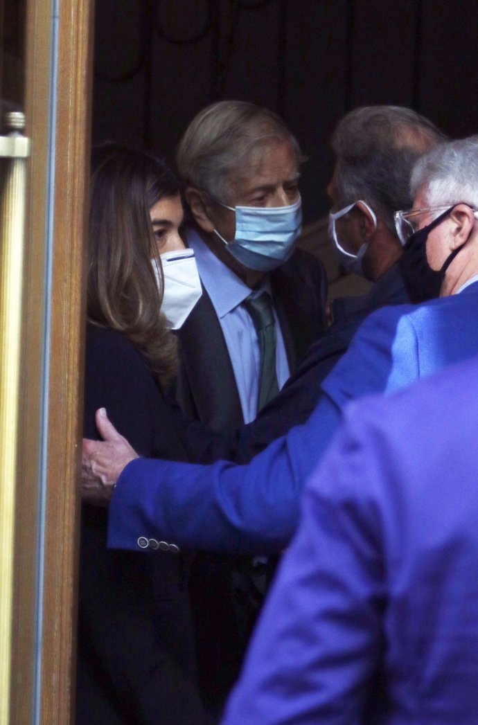 Xandra Falcó con su tío, Marqués de Cubas