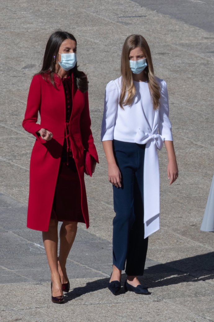 La Reina, muy cómplice con la Infanta Sofía