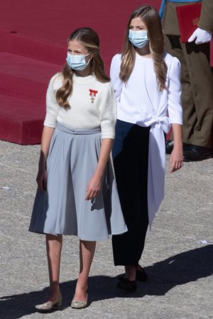 Las hijas de los Reyes Felipe y Letizia lucen estilos cada vez más diferenciados